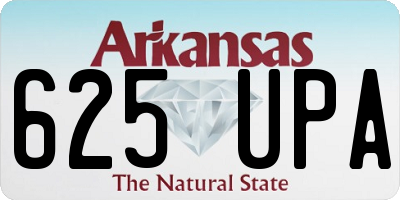 AR license plate 625UPA