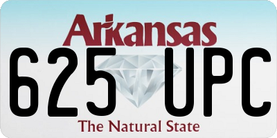 AR license plate 625UPC