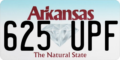 AR license plate 625UPF
