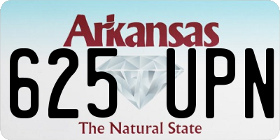 AR license plate 625UPN