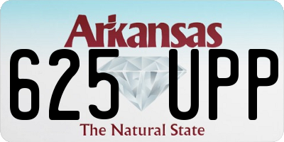 AR license plate 625UPP