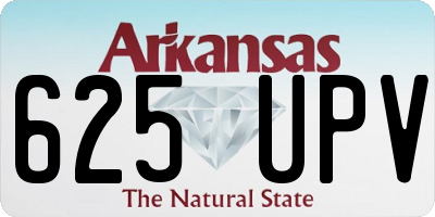 AR license plate 625UPV
