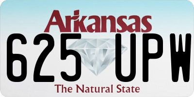 AR license plate 625UPW