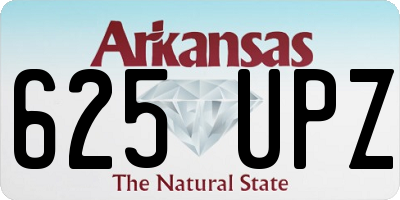 AR license plate 625UPZ