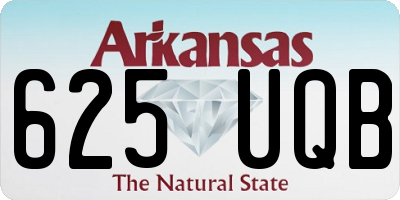 AR license plate 625UQB