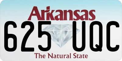 AR license plate 625UQC