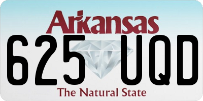 AR license plate 625UQD