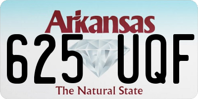 AR license plate 625UQF