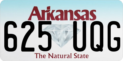 AR license plate 625UQG