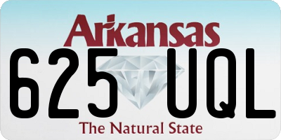 AR license plate 625UQL