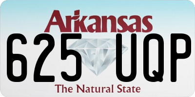 AR license plate 625UQP