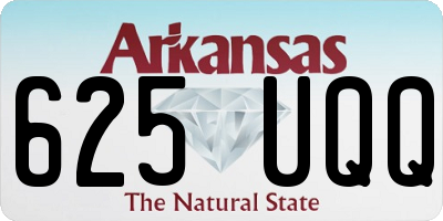 AR license plate 625UQQ