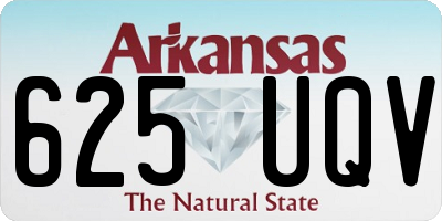 AR license plate 625UQV