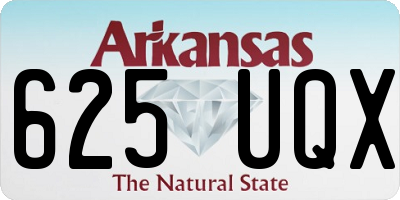 AR license plate 625UQX