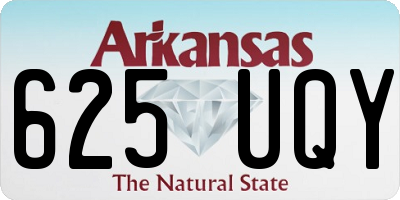 AR license plate 625UQY