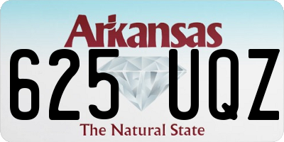 AR license plate 625UQZ
