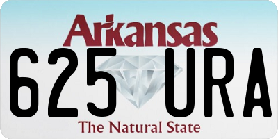 AR license plate 625URA