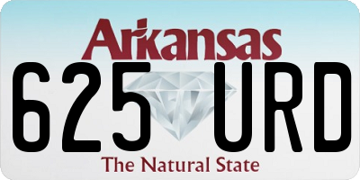 AR license plate 625URD