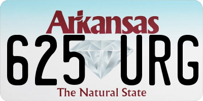 AR license plate 625URG