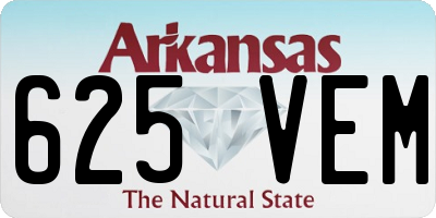 AR license plate 625VEM