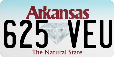 AR license plate 625VEU