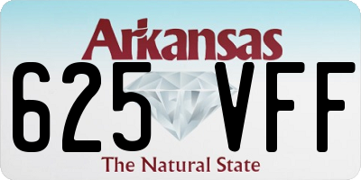 AR license plate 625VFF