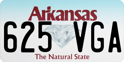 AR license plate 625VGA