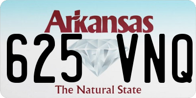 AR license plate 625VNQ
