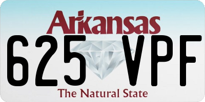 AR license plate 625VPF