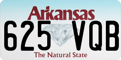 AR license plate 625VQB