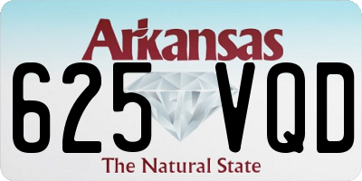 AR license plate 625VQD