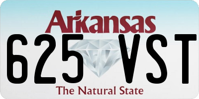 AR license plate 625VST