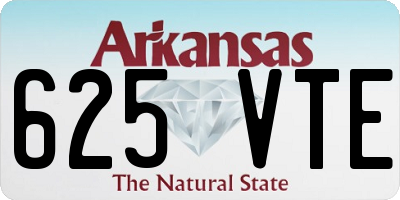 AR license plate 625VTE