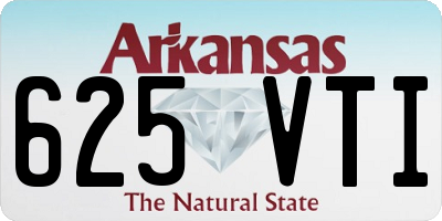 AR license plate 625VTI