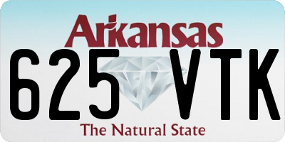 AR license plate 625VTK