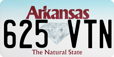 AR license plate 625VTN