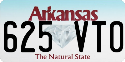 AR license plate 625VTO