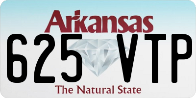 AR license plate 625VTP