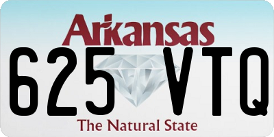 AR license plate 625VTQ