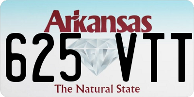 AR license plate 625VTT