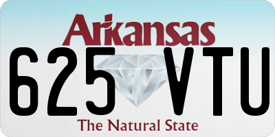 AR license plate 625VTU