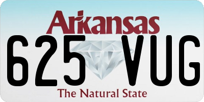 AR license plate 625VUG