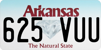 AR license plate 625VUU