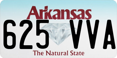 AR license plate 625VVA