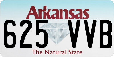 AR license plate 625VVB