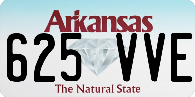 AR license plate 625VVE