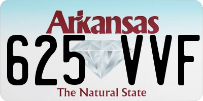 AR license plate 625VVF