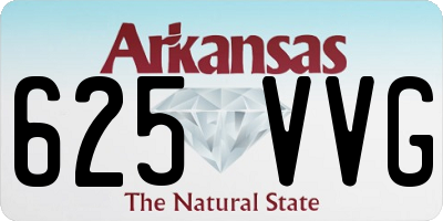 AR license plate 625VVG