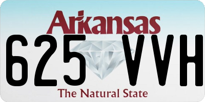 AR license plate 625VVH