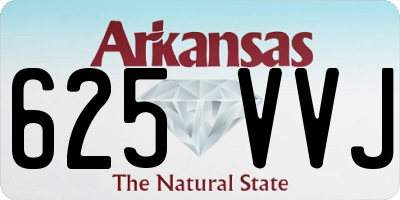AR license plate 625VVJ